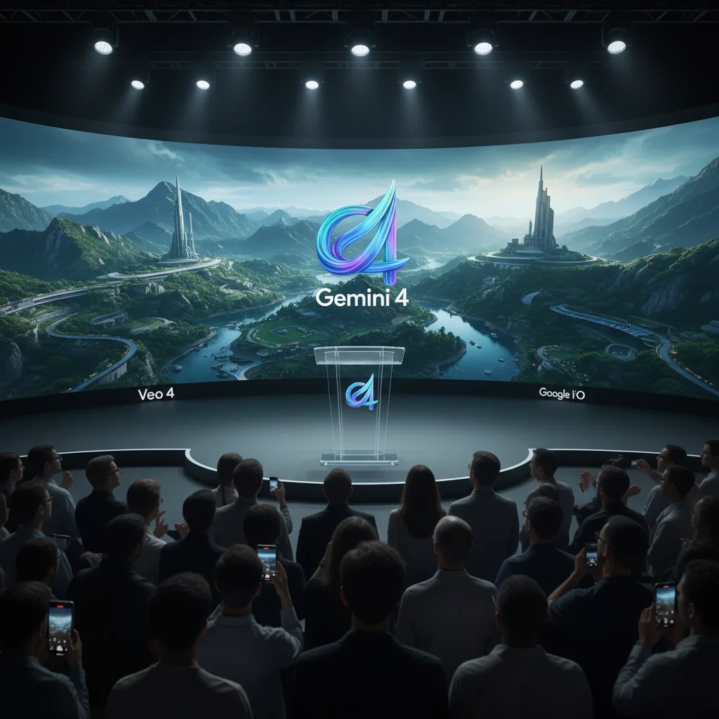 Какво да очакваме от GEMINI 4 + VEO 4: Google I/O 2026 Излиза през май и шокира всички